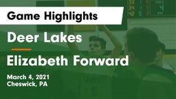 Deer Lakes  vs Elizabeth Forward  Game Highlights - March 4, 2021