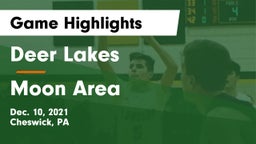 Deer Lakes  vs Moon Area  Game Highlights - Dec. 10, 2021