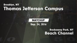 Matchup: Thomas Jefferson vs. Beach Channel  2016