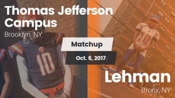 Matchup: Thomas Jefferson vs. Lehman  2017