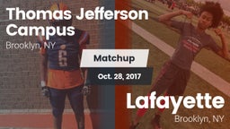 Matchup: Thomas Jefferson vs. Lafayette  2017