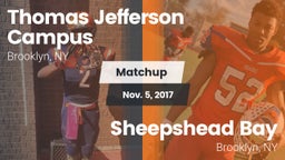 Matchup: Thomas Jefferson vs. Sheepshead Bay  2017