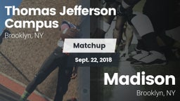 Matchup: Thomas Jefferson vs. Madison  2018