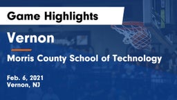 Vernon  vs Morris County School of Technology Game Highlights - Feb. 6, 2021