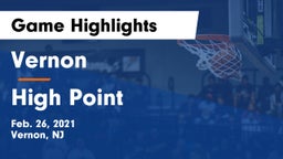 Vernon  vs High Point  Game Highlights - Feb. 26, 2021