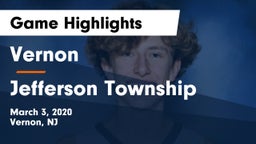 Vernon  vs Jefferson Township  Game Highlights - March 3, 2020