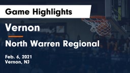 Vernon  vs North Warren Regional  Game Highlights - Feb. 6, 2021