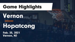 Vernon  vs Hopatcong  Game Highlights - Feb. 25, 2021