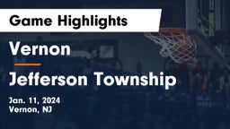 Vernon  vs Jefferson Township  Game Highlights - Jan. 11, 2024