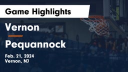 Vernon  vs Pequannock  Game Highlights - Feb. 21, 2024