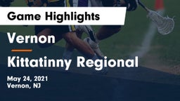 Vernon  vs Kittatinny Regional  Game Highlights - May 24, 2021