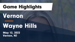 Vernon  vs Wayne Hills  Game Highlights - May 12, 2022