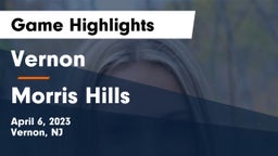 Vernon  vs Morris Hills  Game Highlights - April 6, 2023
