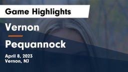 Vernon  vs Pequannock  Game Highlights - April 8, 2023