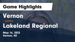 Vernon  vs Lakeland Regional  Game Highlights - May 16, 2023