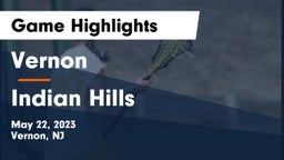 Vernon  vs Indian Hills  Game Highlights - May 22, 2023