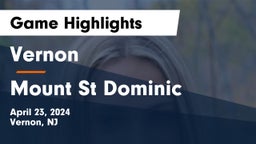 Vernon  vs Mount St Dominic Game Highlights - April 23, 2024