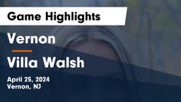 Vernon  vs Villa Walsh Game Highlights - April 25, 2024