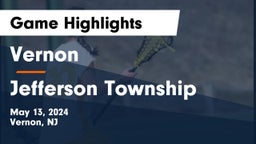 Vernon  vs Jefferson Township  Game Highlights - May 13, 2024