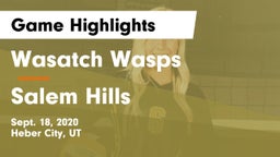 Wasatch Wasps vs Salem Hills  Game Highlights - Sept. 18, 2020