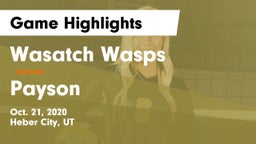 Wasatch Wasps vs Payson Game Highlights - Oct. 21, 2020