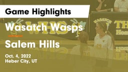 Wasatch Wasps vs Salem Hills  Game Highlights - Oct. 4, 2022