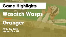 Wasatch Wasps vs Granger  Game Highlights - Aug. 22, 2023