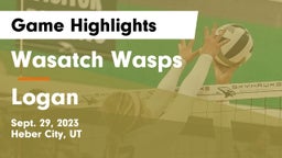 Wasatch Wasps vs Logan  Game Highlights - Sept. 29, 2023