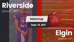 Matchup: Riverside High vs. Elgin  2017
