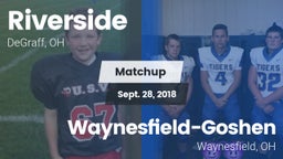 Matchup: Riverside High vs. Waynesfield-Goshen  2018