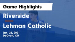 Riverside  vs Lehman Catholic  Game Highlights - Jan. 26, 2021