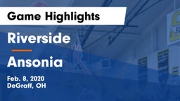 Riverside  vs Ansonia  Game Highlights - Feb. 8, 2020