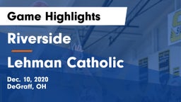 Riverside  vs Lehman Catholic  Game Highlights - Dec. 10, 2020