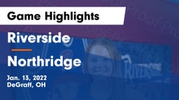 Riverside  vs Northridge  Game Highlights - Jan. 13, 2022