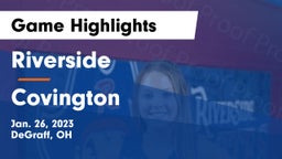 Riverside  vs Covington  Game Highlights - Jan. 26, 2023