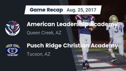 Recap: American Leadership Academy vs. Pusch Ridge Christian Academy  2017