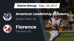 Recap: American Leadership Academy vs. Florence  2017