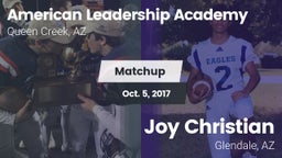 Matchup: American Leadership vs. Joy Christian  2017