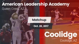 Matchup: American Leadership vs. Coolidge  2017
