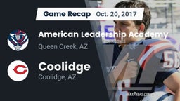 Recap: American Leadership Academy vs. Coolidge  2017