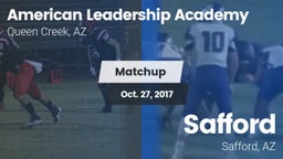 Matchup: American Leadership vs. Safford  2017