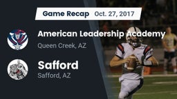 Recap: American Leadership Academy vs. Safford  2017