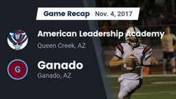 Recap: American Leadership Academy vs. Ganado  2017