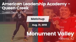 Matchup: American Leadership vs. Monument Valley  2018
