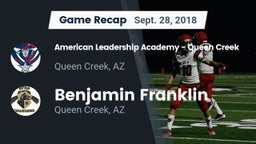 Recap: American Leadership Academy - Queen Creek vs. Benjamin Franklin  2018