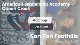 Matchup: American Leadership vs. San Tan Foothills  2018