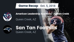 Recap: American Leadership Academy - Queen Creek vs. San Tan Foothills  2018