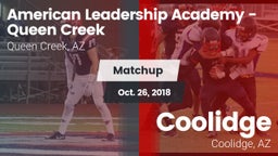 Matchup: American Leadership vs. Coolidge  2018