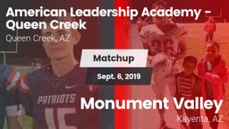 Matchup: American Leadership vs. Monument Valley  2019