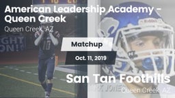 Matchup: American Leadership vs. San Tan Foothills  2019